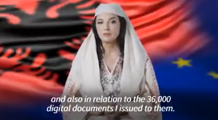 AI-generated minister addresses Albanian parliament